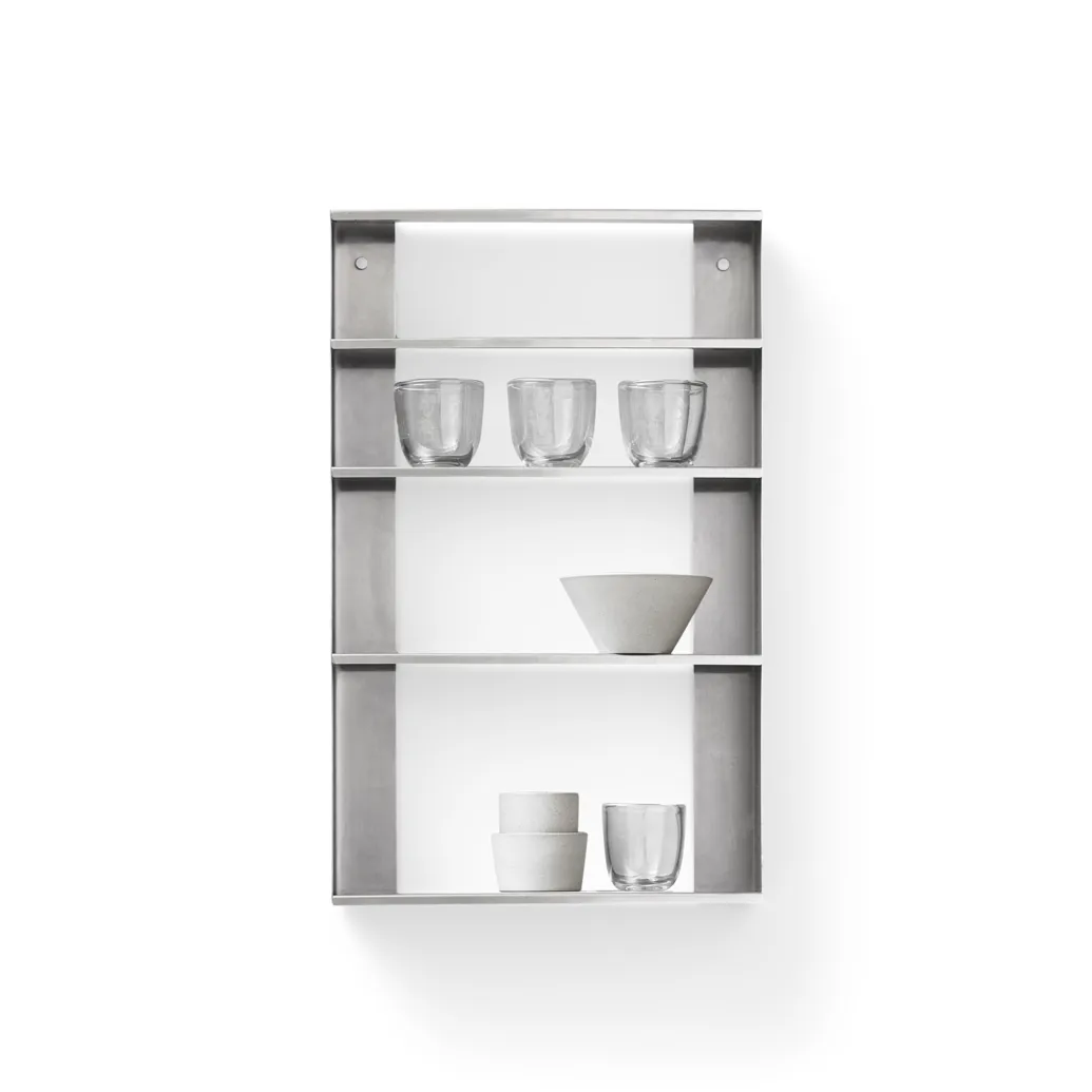 Taper förvaringshylla 40x65 cm, Rostfritt stål Form & Refine