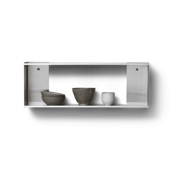 Taper förvaringshylla 70x25 cm - Rostfritt stål - Form & Refine