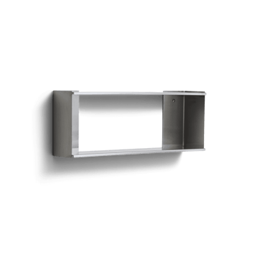 Taper förvaringshylla 70x25 cm - Rostfritt stål - Form & Refine