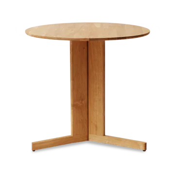 Trefoil matbord Ø75 cm - Ek - Form & Refine