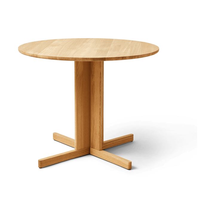 Trefoil matbord Ø90 cm - Ek - Form & Refine