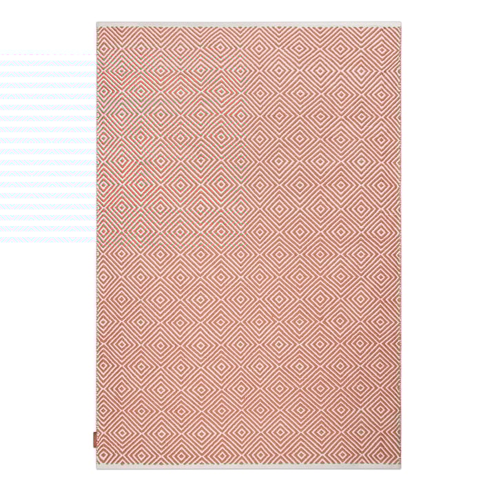 Diamond matta 140x200 cm, Burnt orange Formgatan