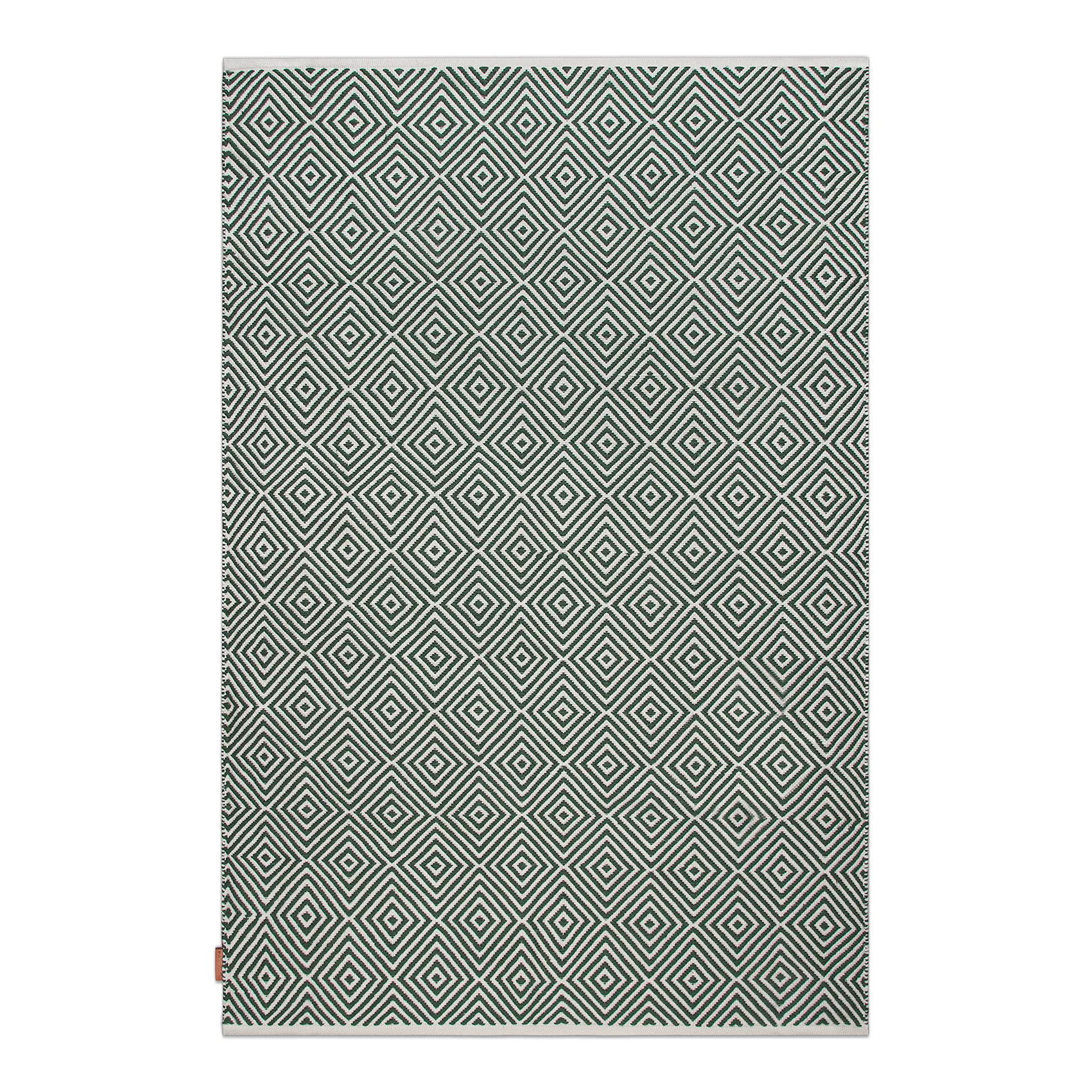 Diamond matta 140x200 cm, Green Formgatan