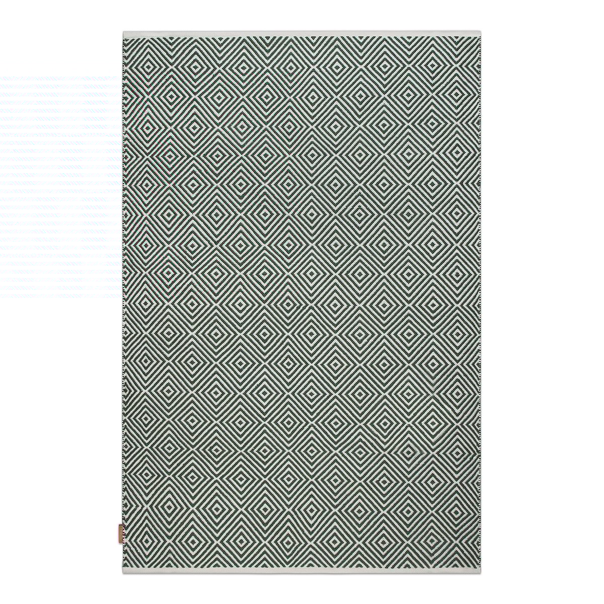 Formgatan Diamond matta 170x230 cm Green | Skandinavisk Design | Plastmattor | Grön