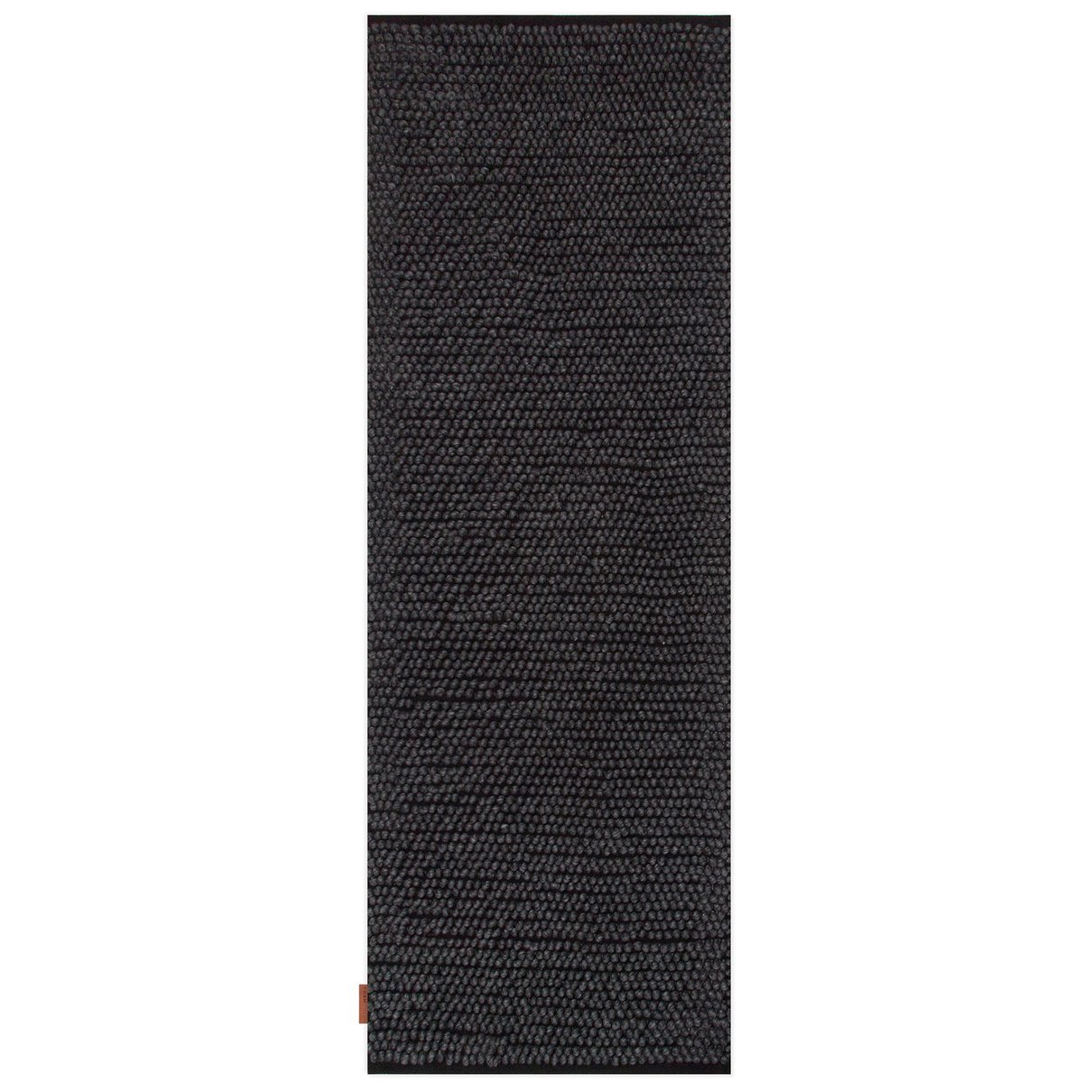 Formgatan Loop matta 70x200 cm Charcoal | Skandinavisk Design | Plastmattor | Svart