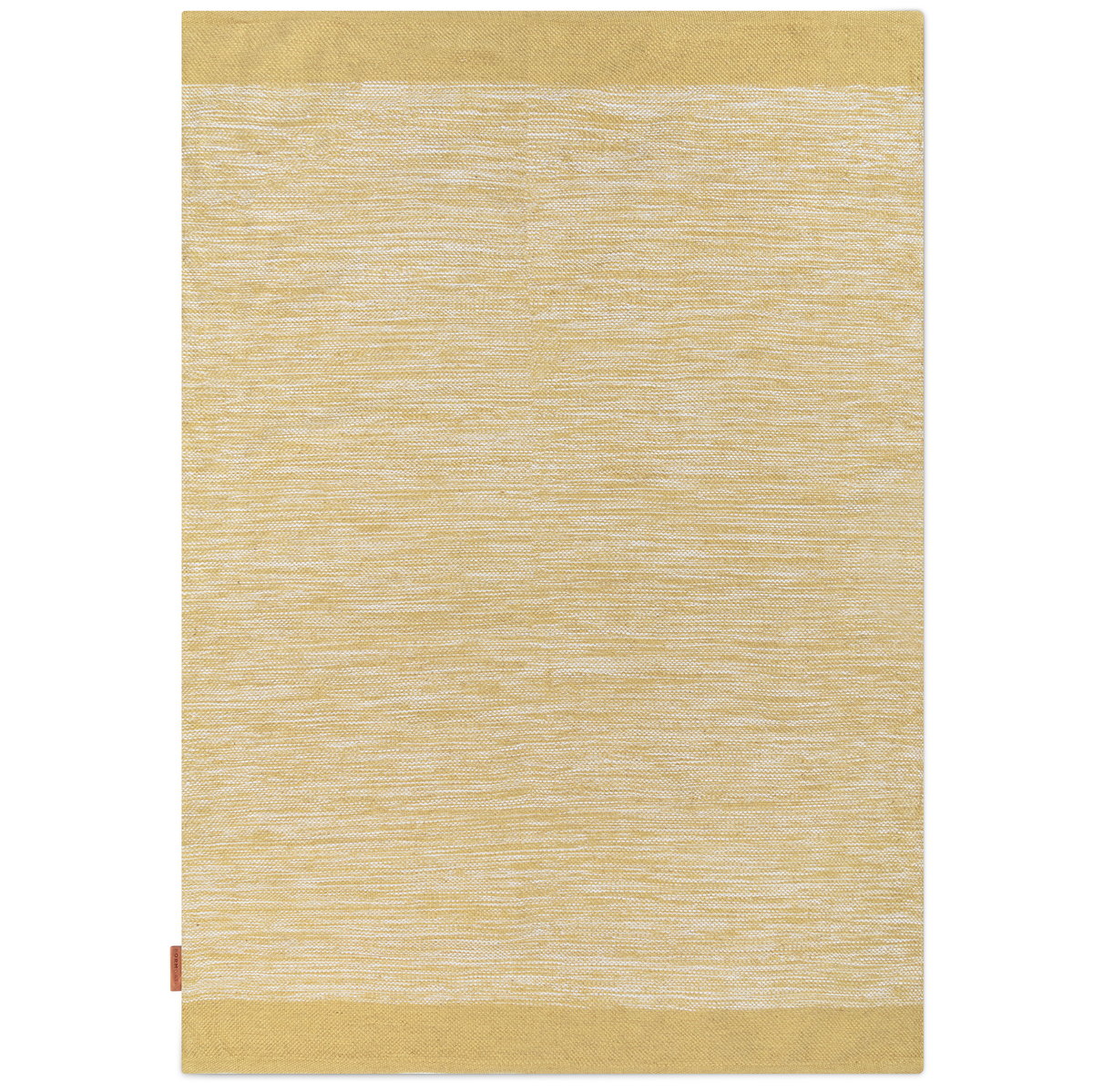 Formgatan Melange matta 170x230 cm Dusty yellow | Skandinavisk Design | Plastmattor | Gul