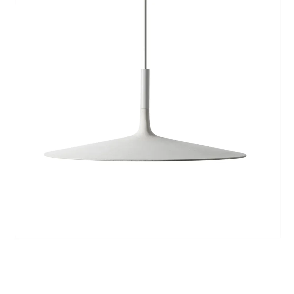Aplomb Large pendel, Vit betong Foscarini