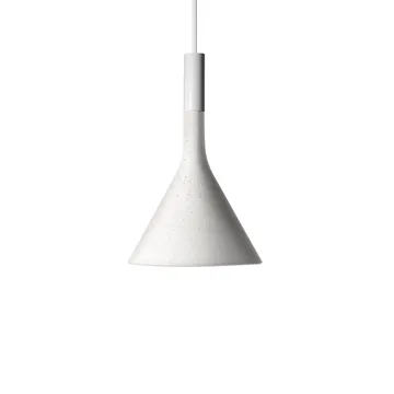 Aplomb mini pendel - vit, bianco betong - Foscarini