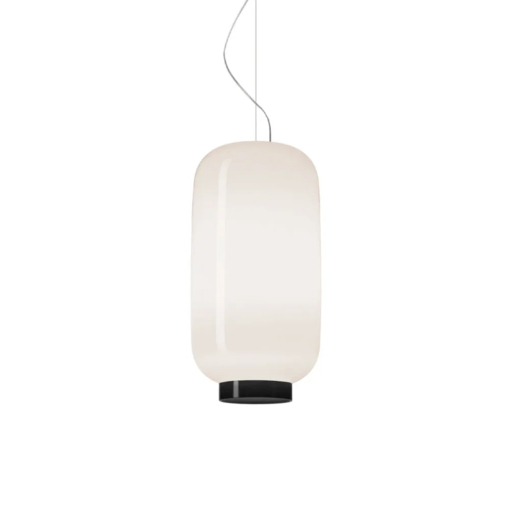Chouchin 2 Reverse pendel, vit/svart Foscarini