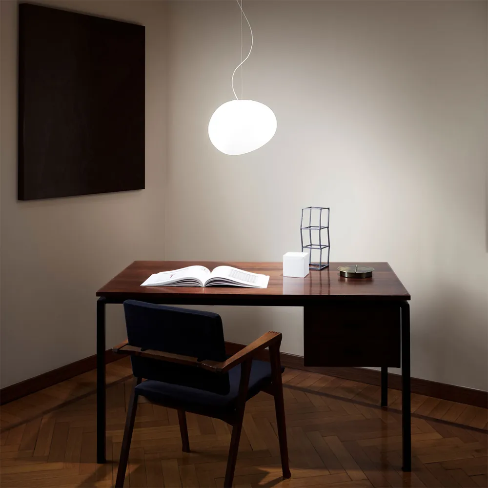 Gregg midi pendel, vit Foscarini