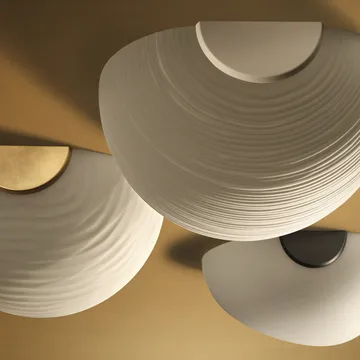 Gregg midi vägglampa - vit, led - Foscarini