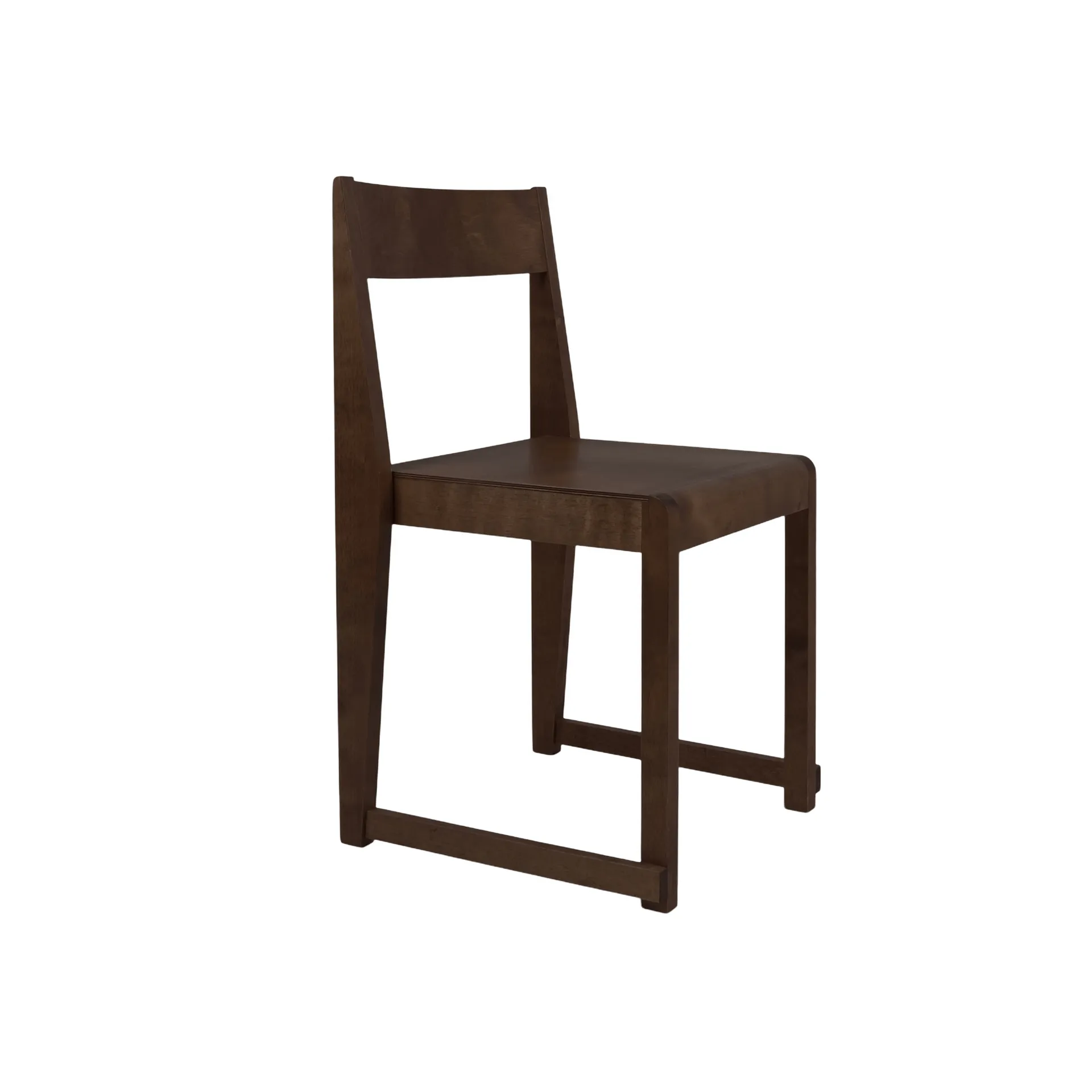 Chair 01 stol, Mörkbrun björk FRAMA