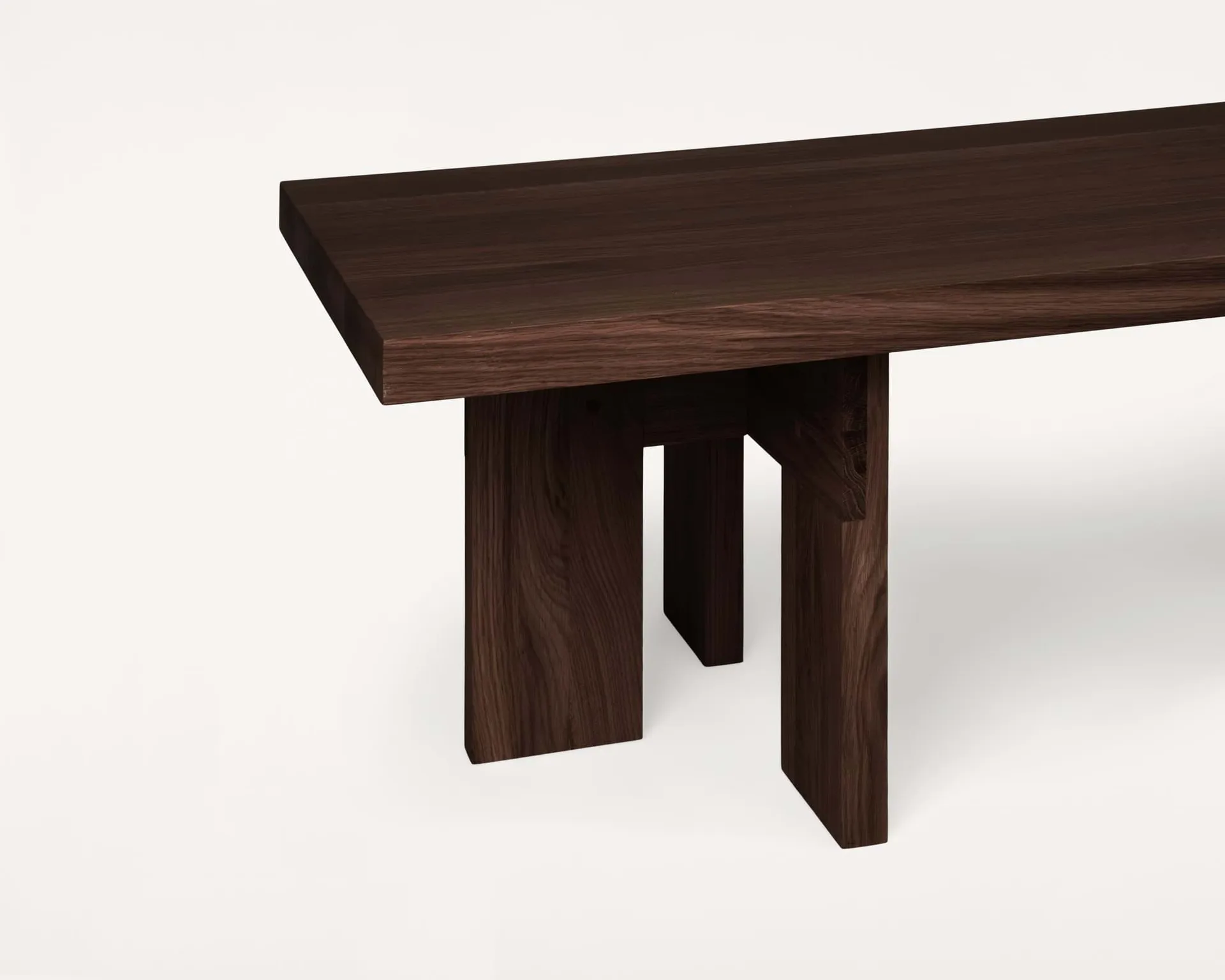 Farmhouse Rectangle soffbord, Mörk ek, 115x52x37 cm FRAMA