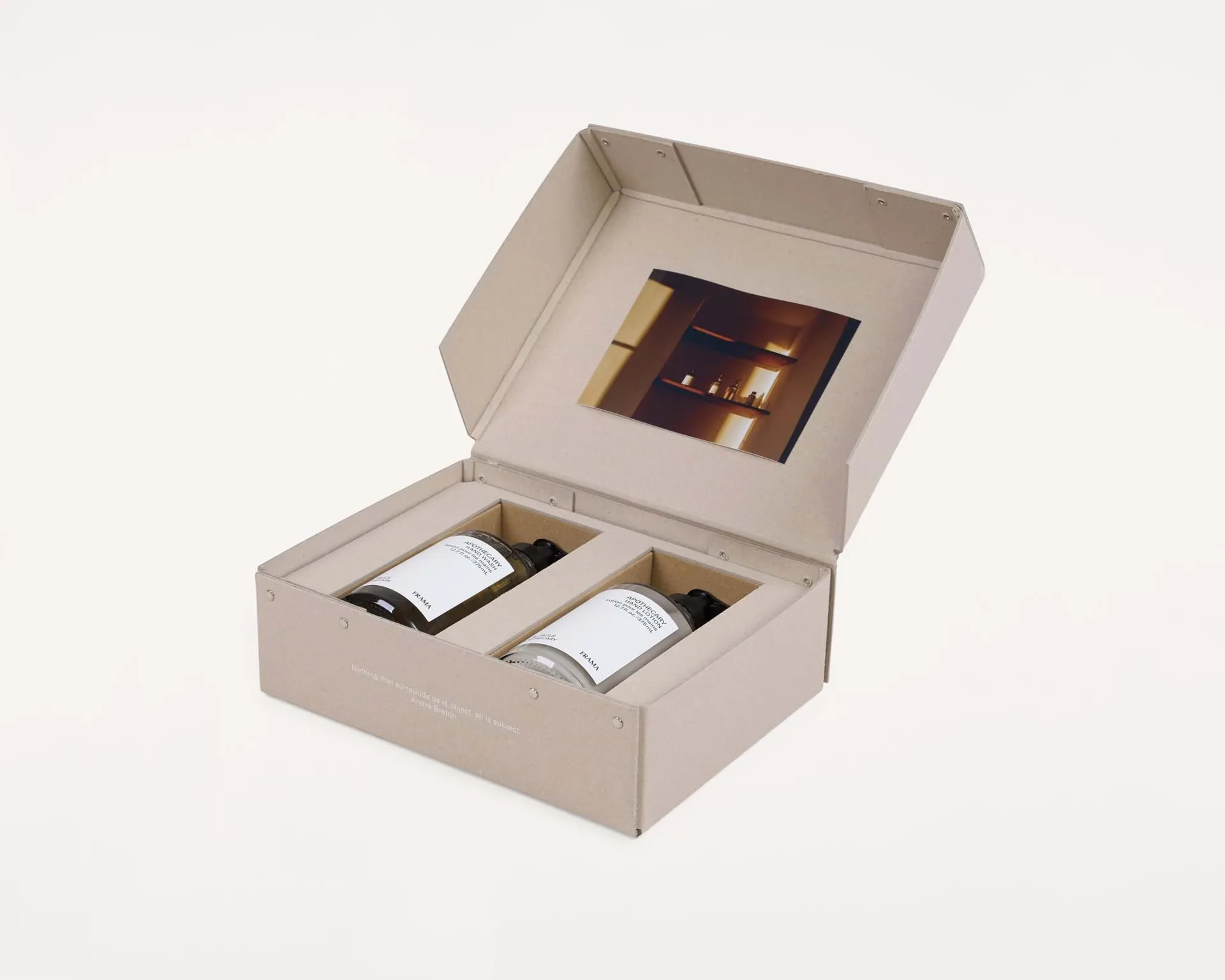 FRAMA gåvoset handtvål + handlotion, Apothecary FRAMA