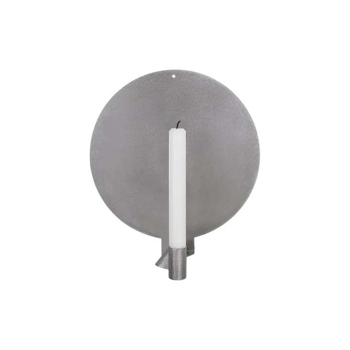 Ornament väggljusstake - Rostfritt stål, round, 28,2 cm - FRAMA