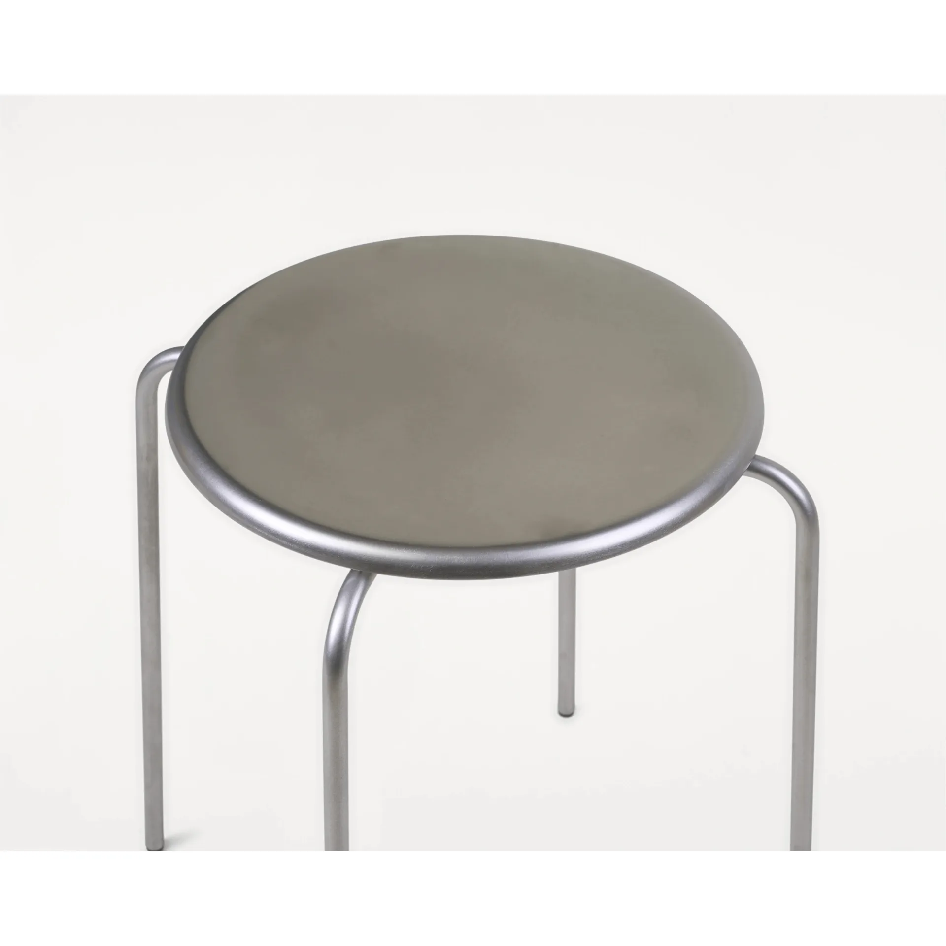 Petit Rond rund pall, Rostfritt stål FRAMA