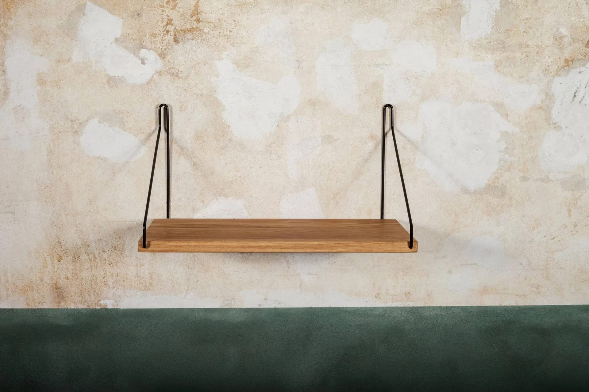 Single Shelf vägghylla, Ek-svart, 40x20 cm FRAMA