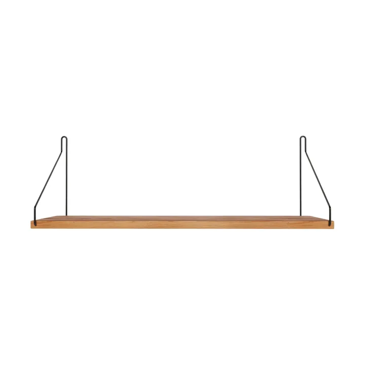 Single Shelf vägghylla - Ek-svart, 60x20 cm - FRAMA