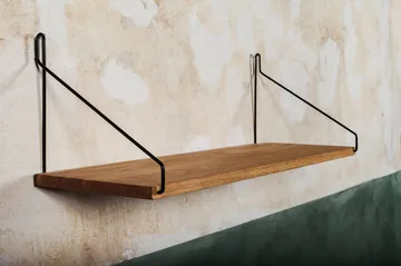 Single Shelf vägghylla - Ek-svart, 60x20 cm - FRAMA