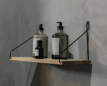 Single Shelf vägghylla - Ek-svart, 60x20 cm - FRAMA
