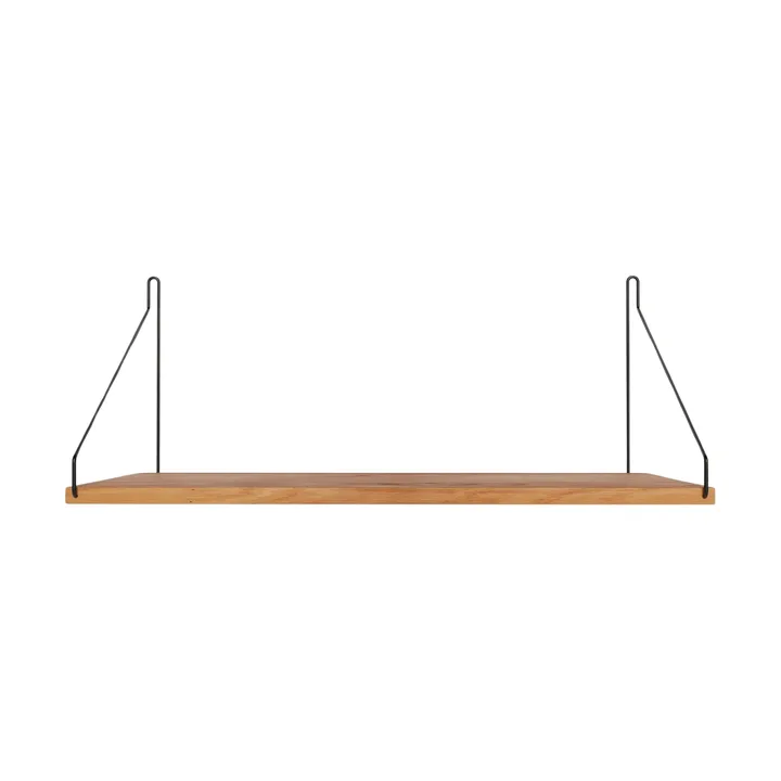 Single Shelf vägghylla - Ek-svart, 60x27 cm - FRAMA