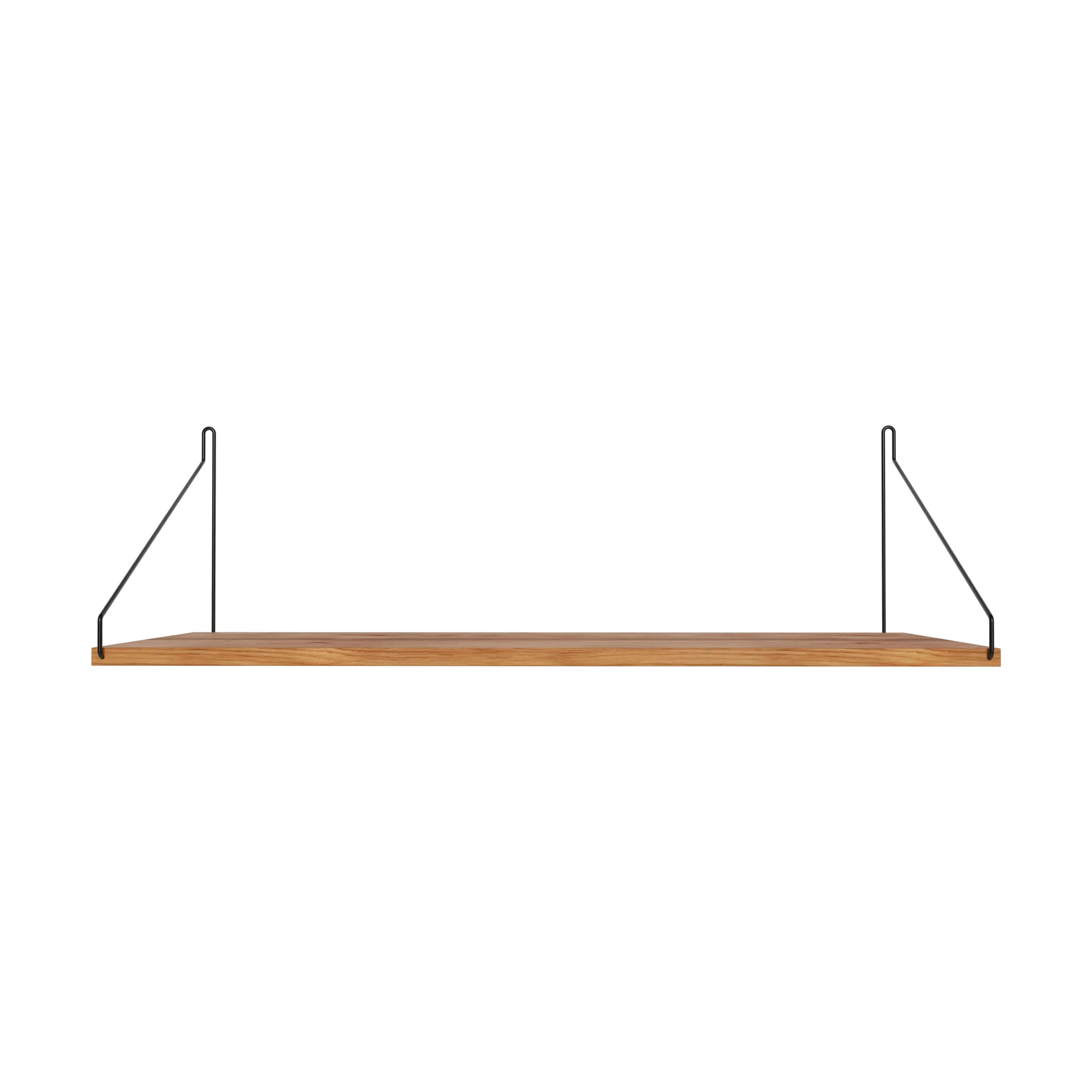 Single Shelf vägghylla, Ek-svart, 80x27 cm FRAMA