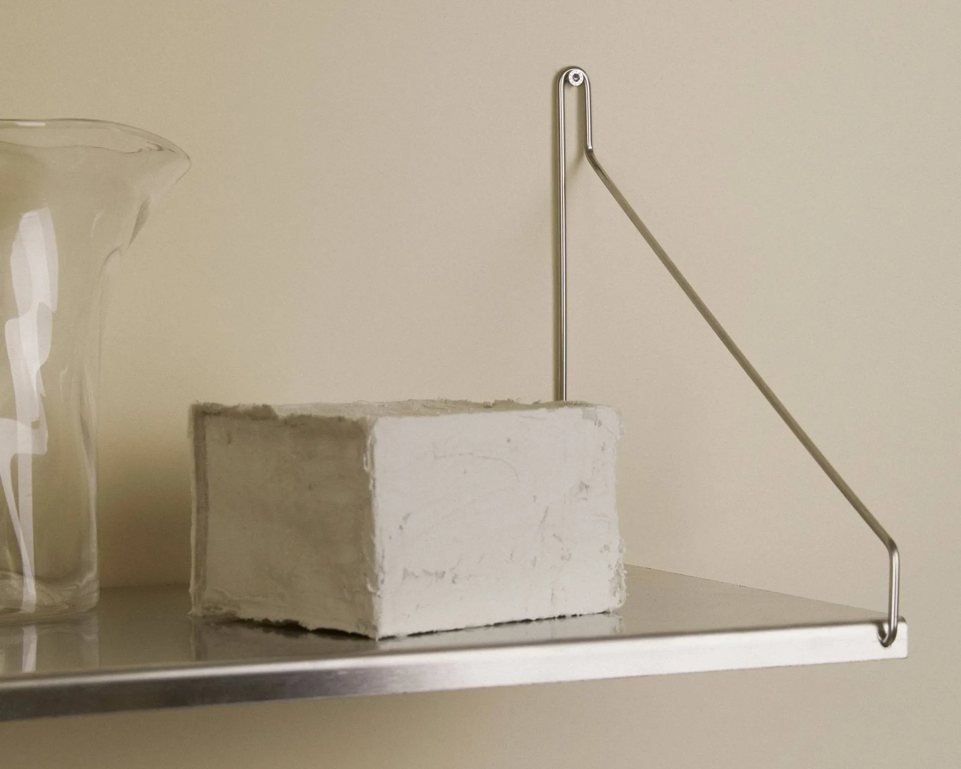 Single Shelf vägghylla, Rostfritt stål, 60x20 cm FRAMA