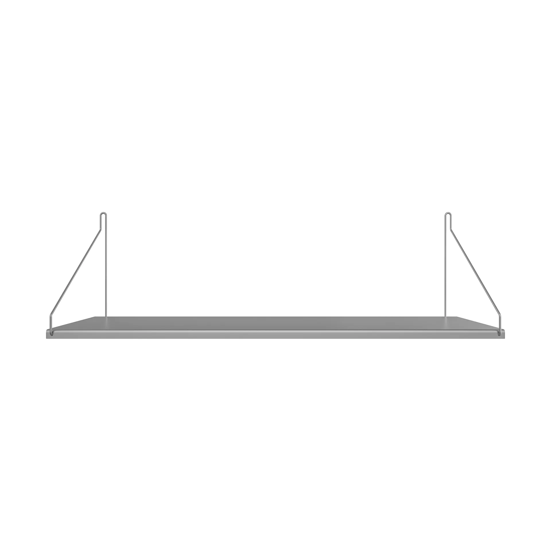 Single Shelf vägghylla, Rostfritt stål, 80x27 cm FRAMA
