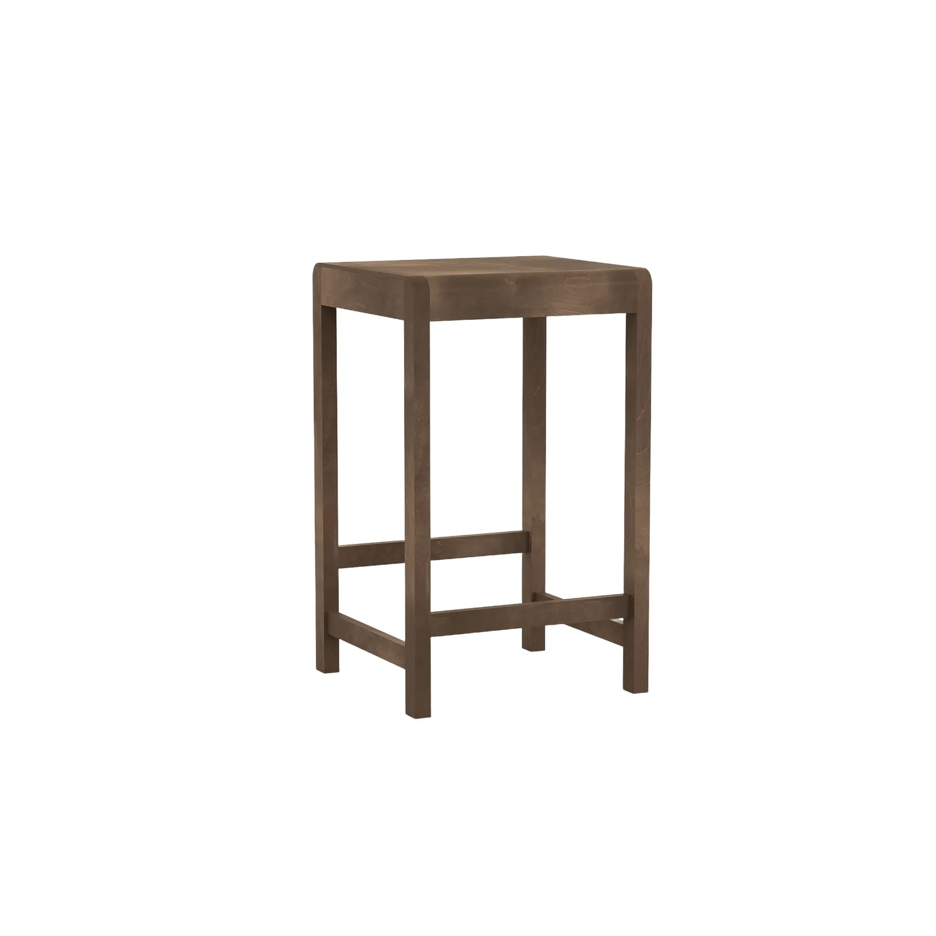 Stool 01 barpall, Mörkbrun björk, 65 cm FRAMA