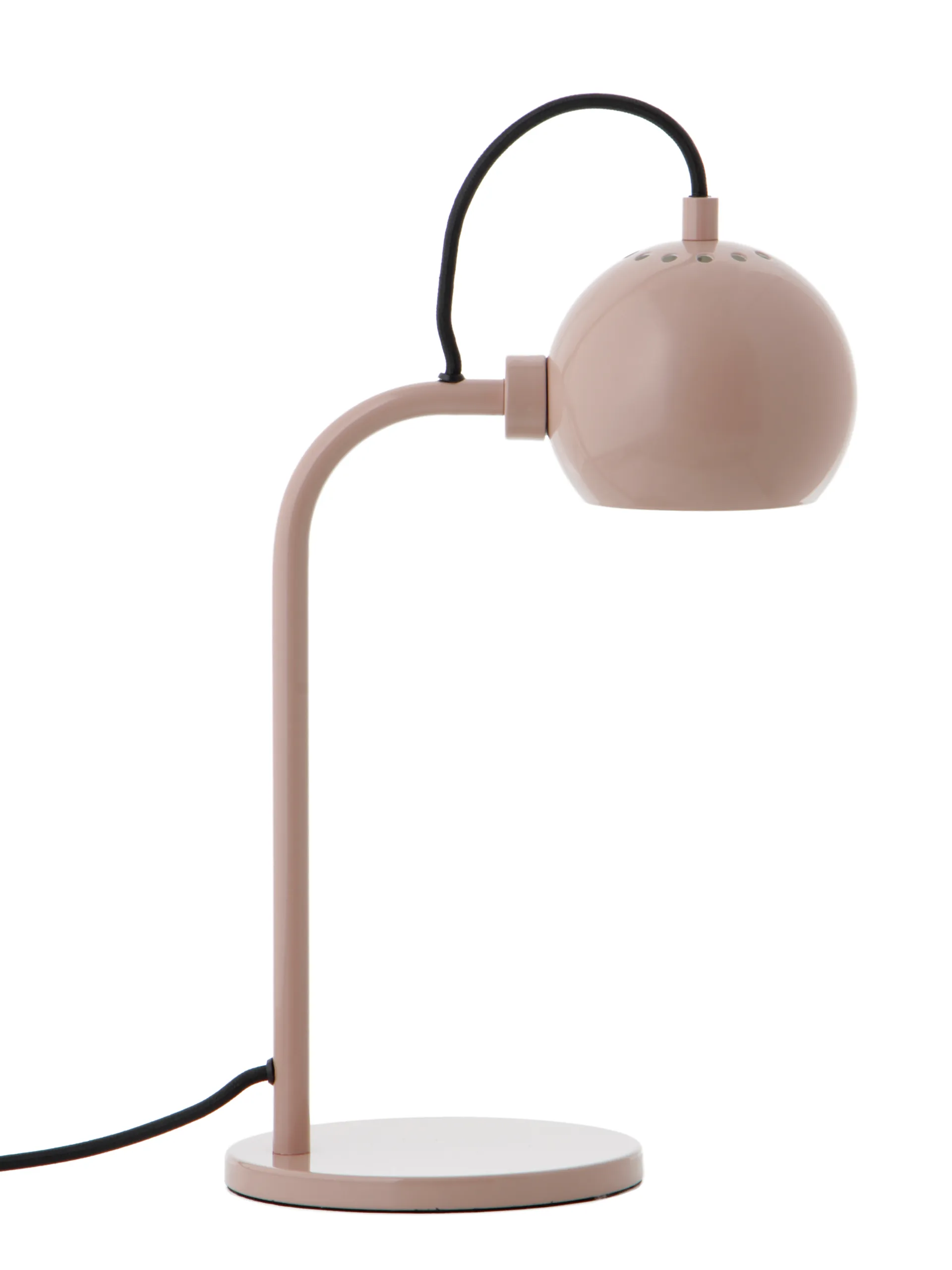 Ball bordslampa 16x37 cm, Glossy nude Frandsen