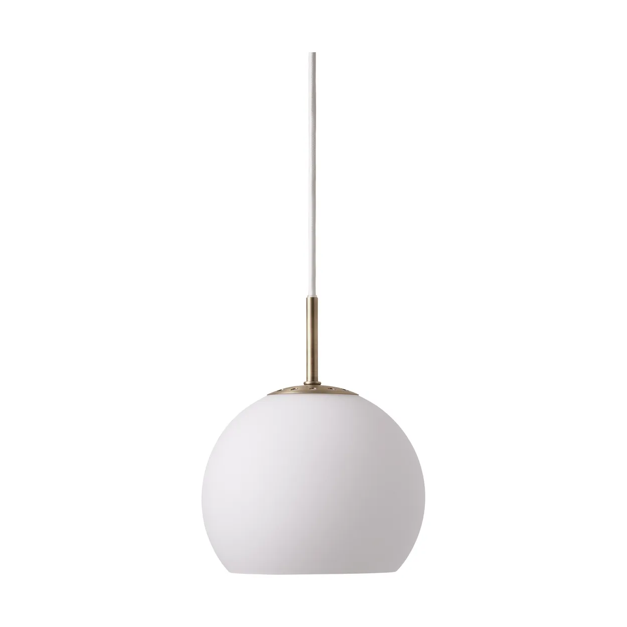 Frandsen Ball pendel 18 cm Opal White | Skandinavisk Design | Taklampor & Pendlar | Vit