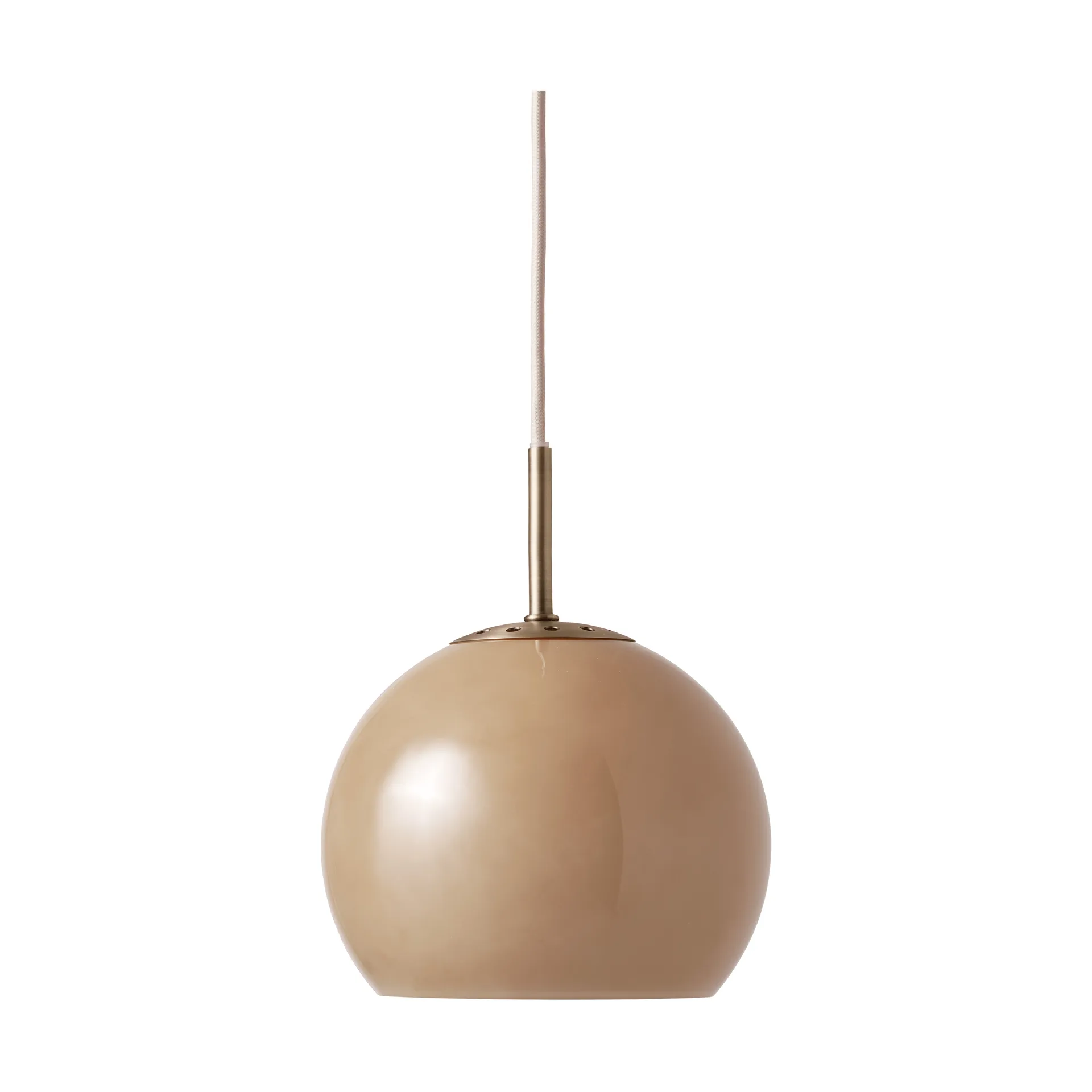 Ball pendel, Cappuccino, Ø25 cm Frandsen
