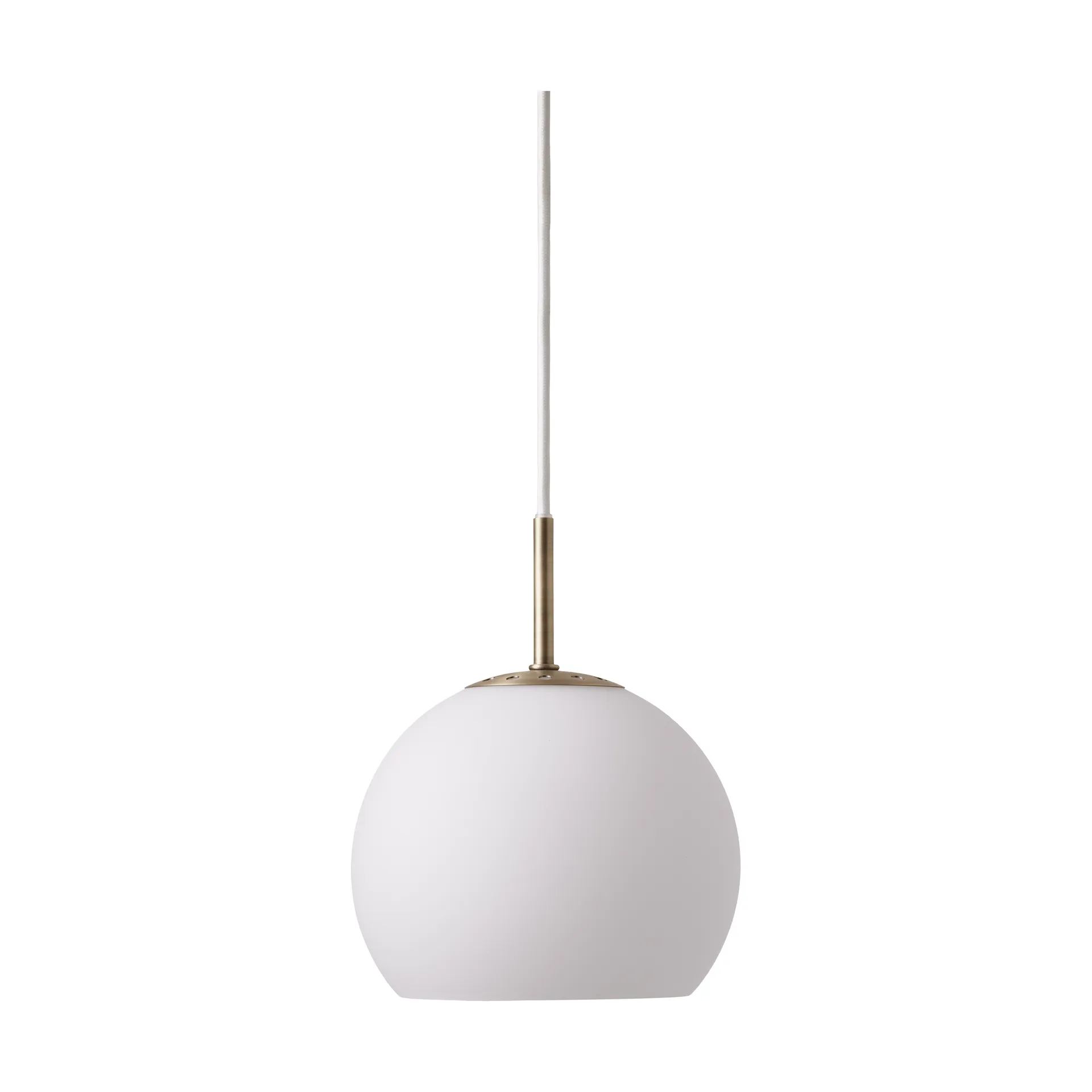 Ball pendel, Opal White, Ø18 cm Frandsen