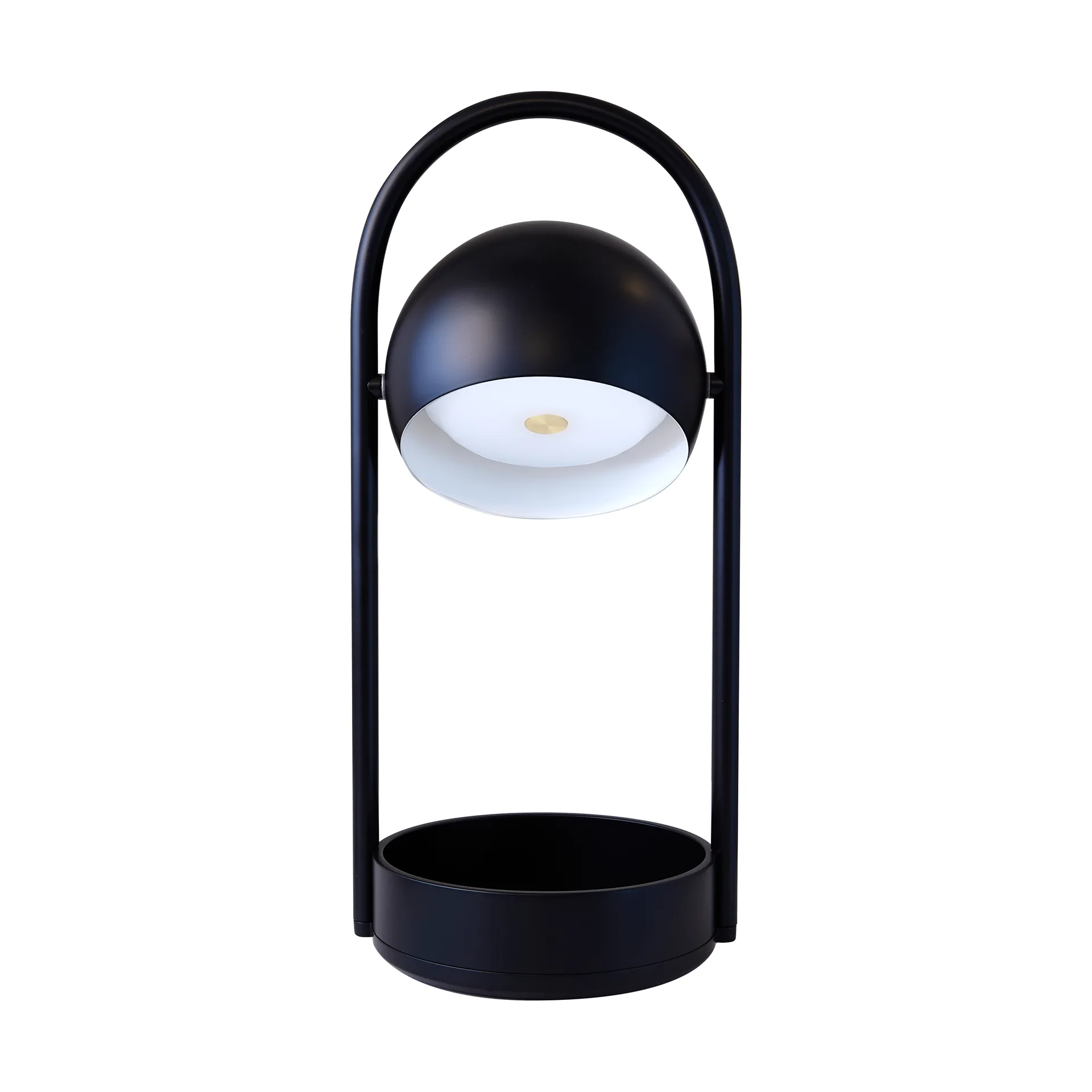Ball portabel bordslampa, Black, 32 cm Frandsen
