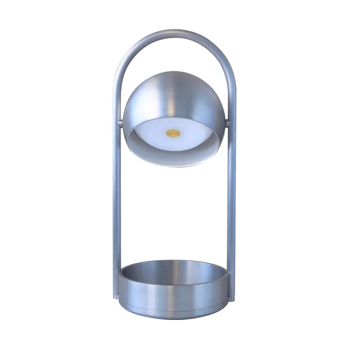 Ball portabel bordslampa - Brushed Aluminium, 32 cm - Frandsen