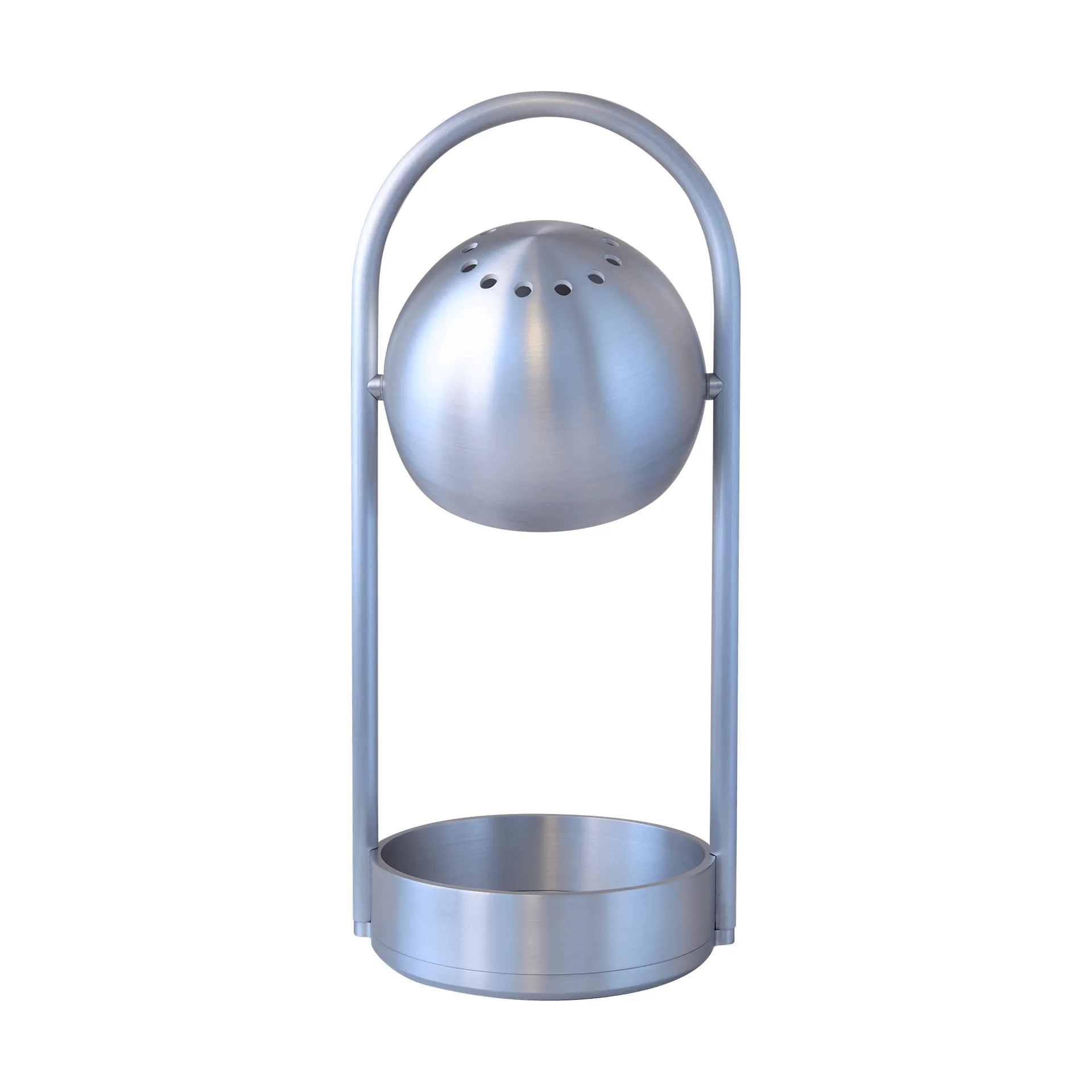 Ball portabel bordslampa, Brushed Aluminium, 32 cm Frandsen