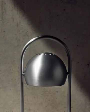 Ball portabel bordslampa - Brushed Aluminium, 32 cm - Frandsen