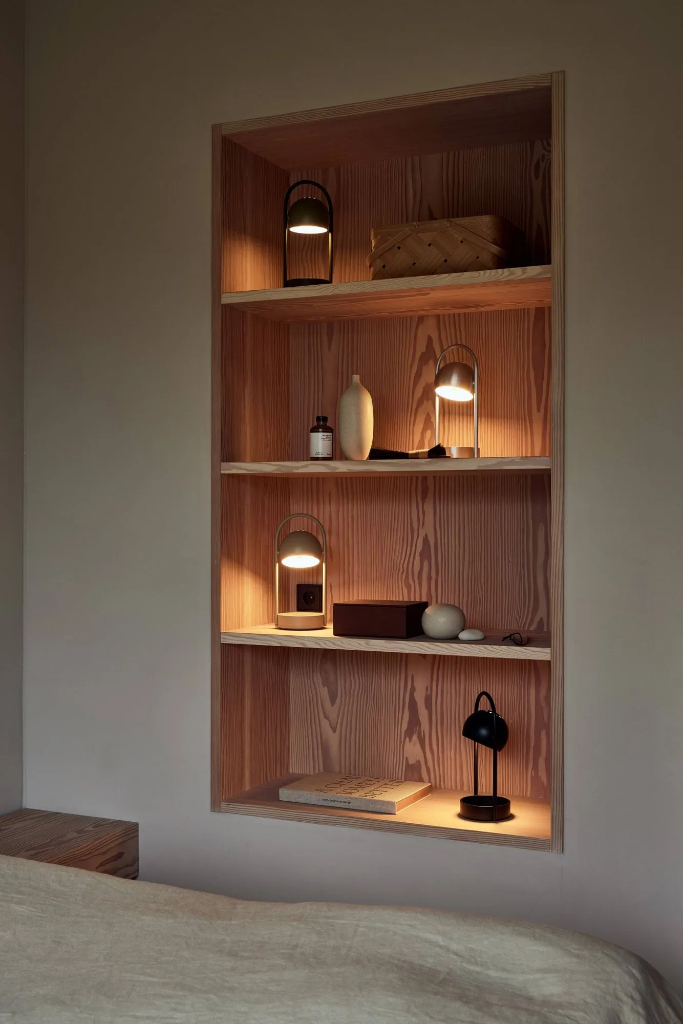 Ball portabel bordslampa, Sand Grey, 32 cm Frandsen