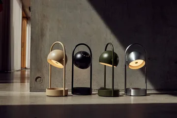 Ball portabel bordslampa - Sand Grey, 32 cm - Frandsen