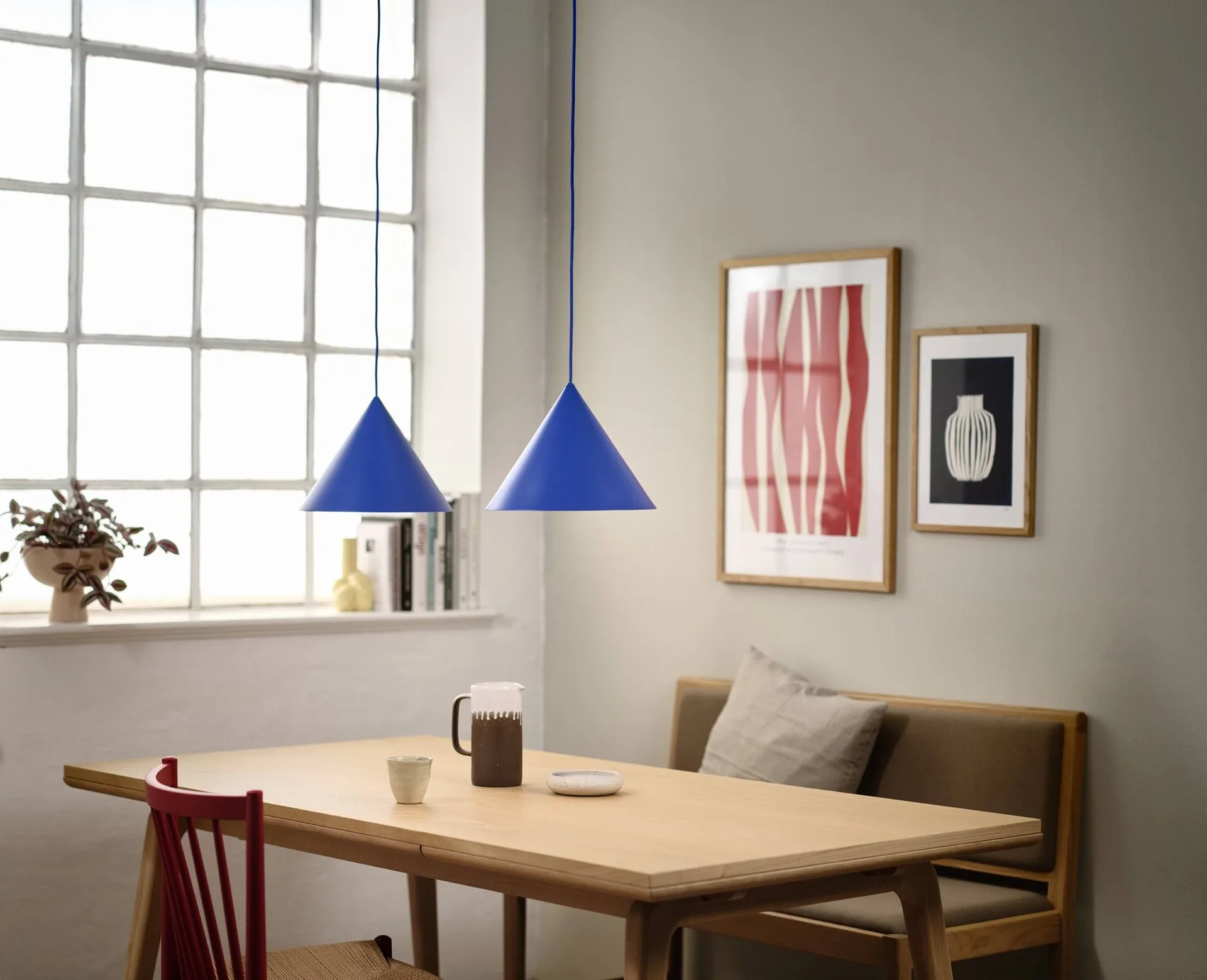 Benjamin Xl pendel, Atomic Blue Ø30 cm Frandsen