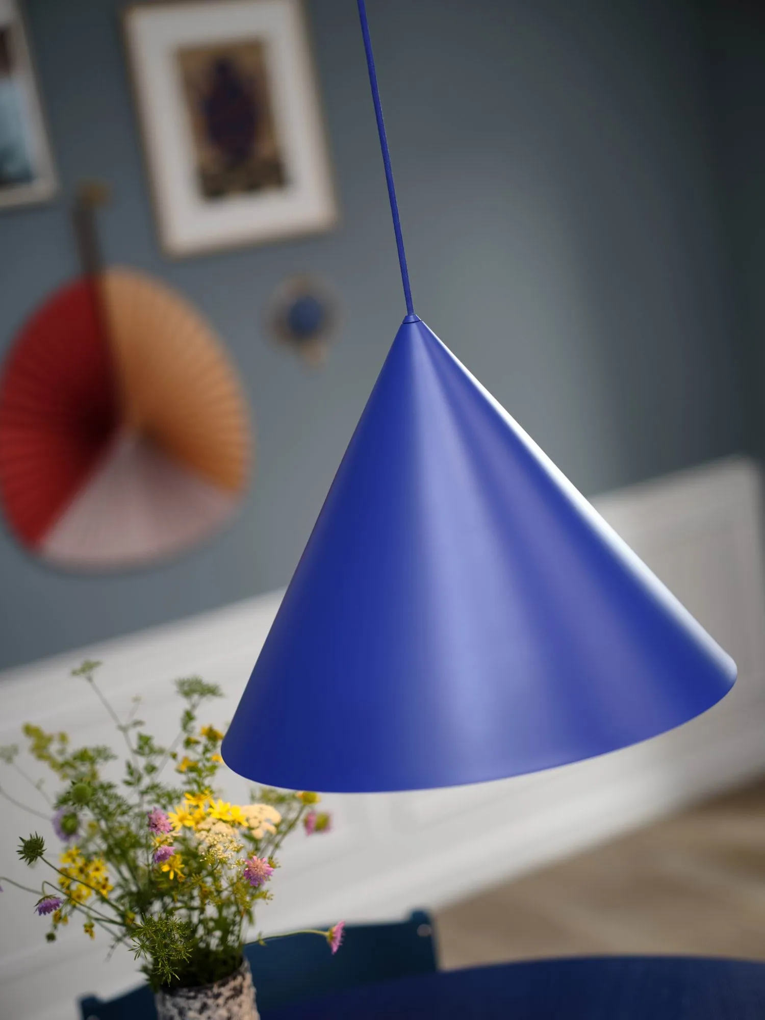 Benjamin Xl pendel, Atomic Blue, Ø46 cm Frandsen