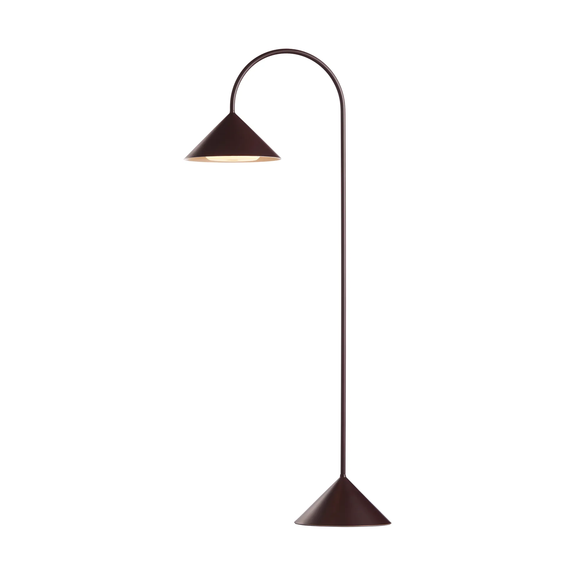 Grasp portabel bordslampa, Matt Beetroot, 72 cm Frandsen