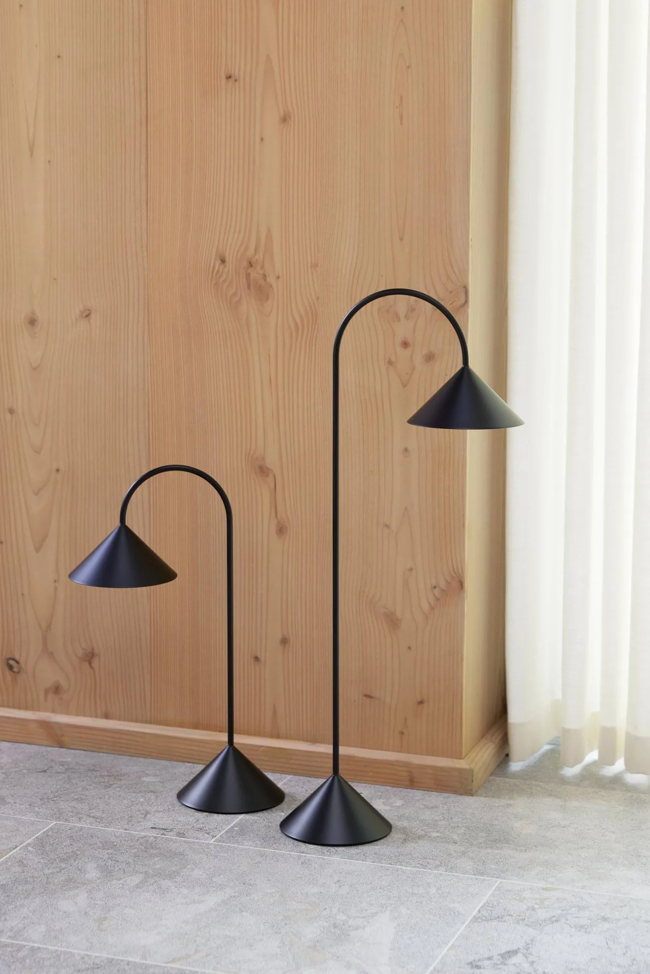 Grasp portabel bordslampa, Matt Black, 47 cm Frandsen