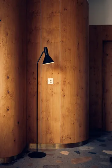 Lyss golvlampa - Matt black,150 cm - Frandsen