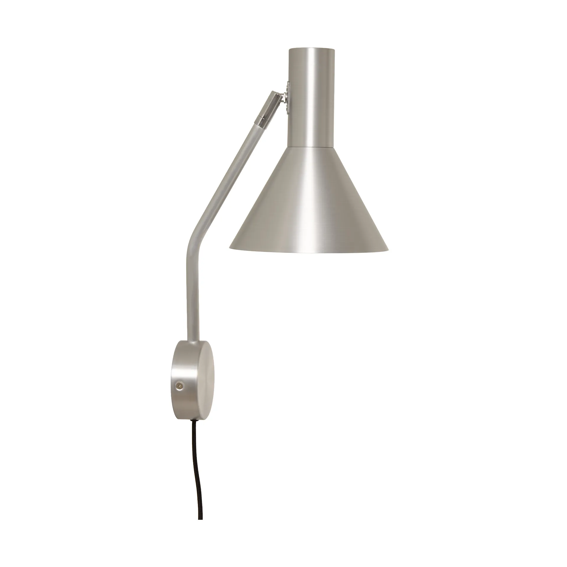Lyss vägglampa, Brushed aluminium, 42 cm Frandsen