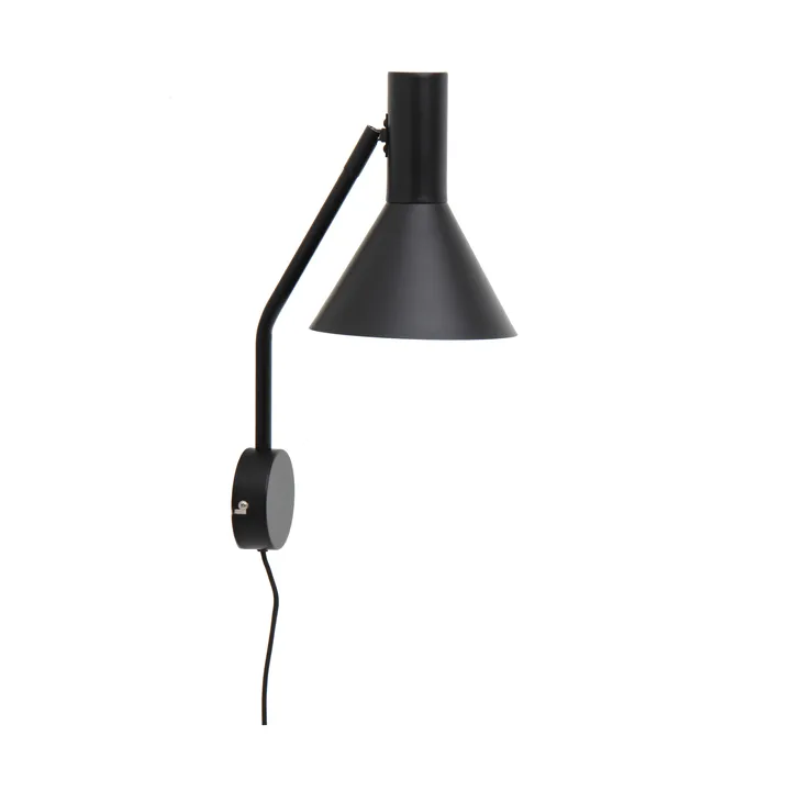 Lyss vägglampa - Matt black, 42 cm - Frandsen