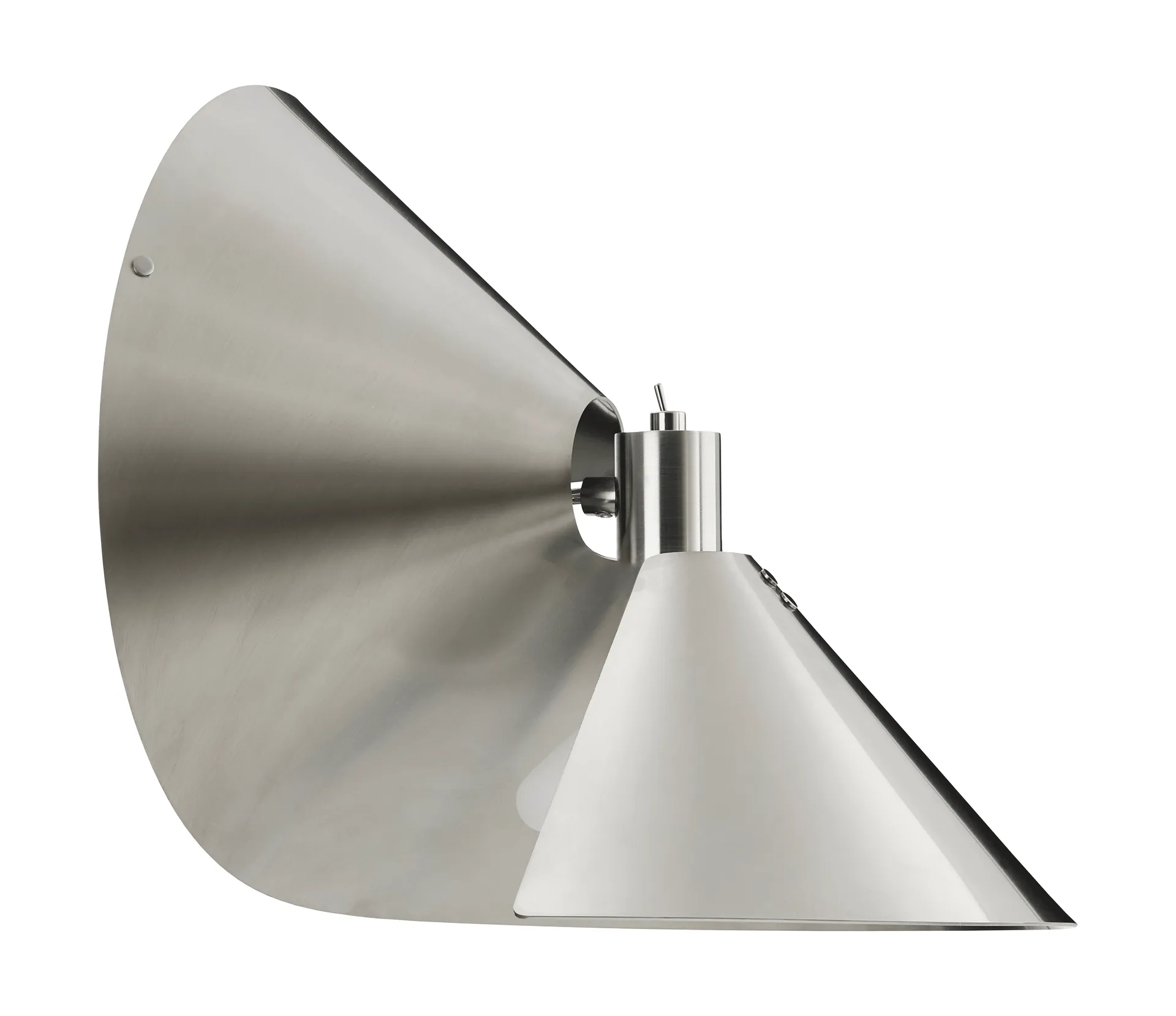 Peel vägglampa, Brushed stainless steel Frandsen