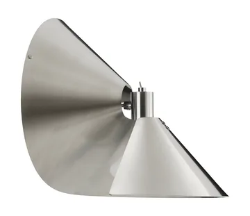 Peel vägglampa - Brushed stainless steel - Frandsen