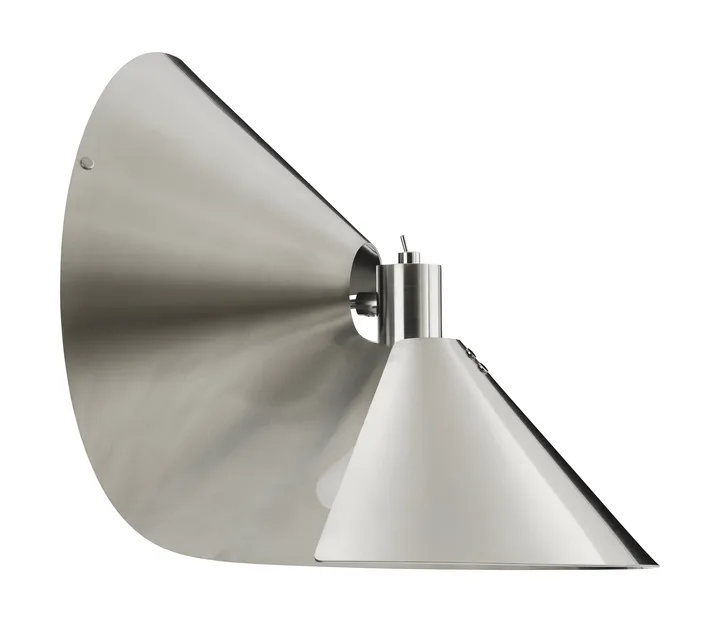 Peel vägglampa - Brushed stainless steel - Frandsen