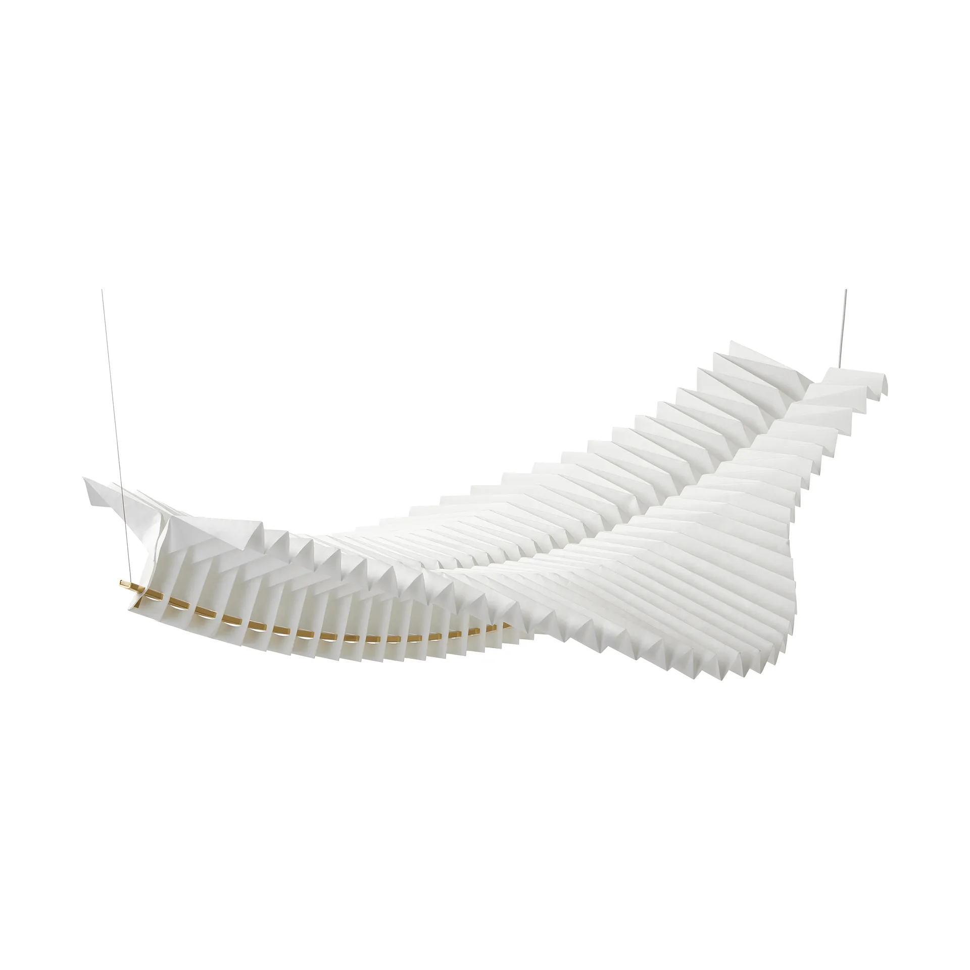 Sora pendel, Solid brass-white Frandsen